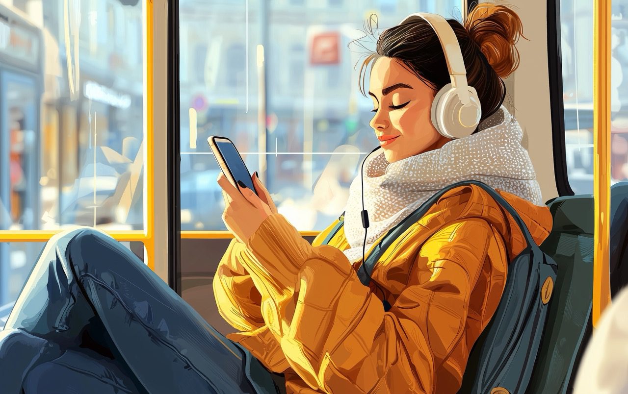 FRA100007: Dans le bus